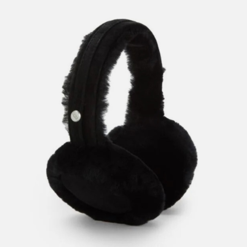 EUC Women’s Black Genuine Classic UGG Earmuffs - Picture 2 of 4